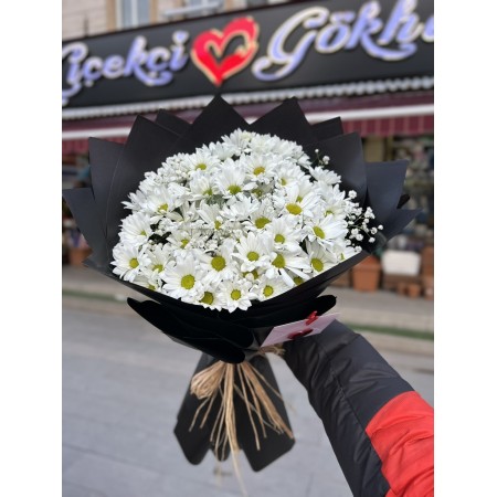 Özel Zarif Papatya Buketi