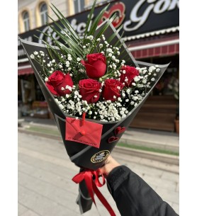 5 Gül Buketi