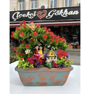 Büyük Bonsai Ağaç Teraryum