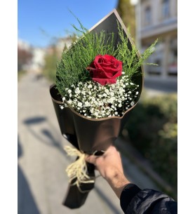 1 İthal Gül Buketi