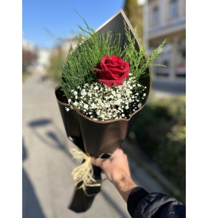 1 İthal Gül Buketi