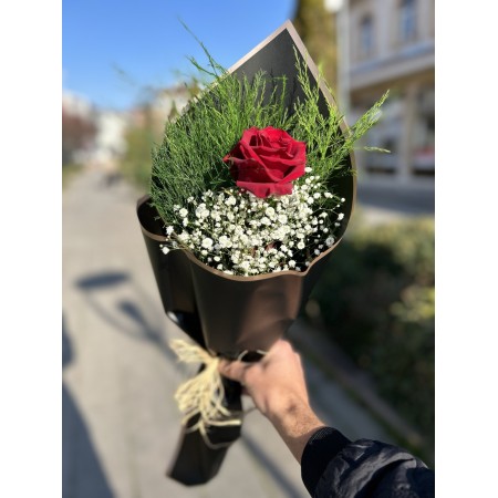 1 İthal Gül Buketi