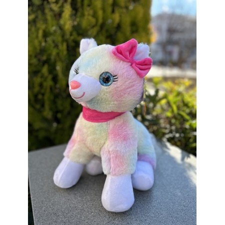 Peluş Renkli Kedi